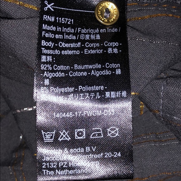 SOLD Scotch & Soda Metallic stripe cotton blouse - Picture 11 of 11